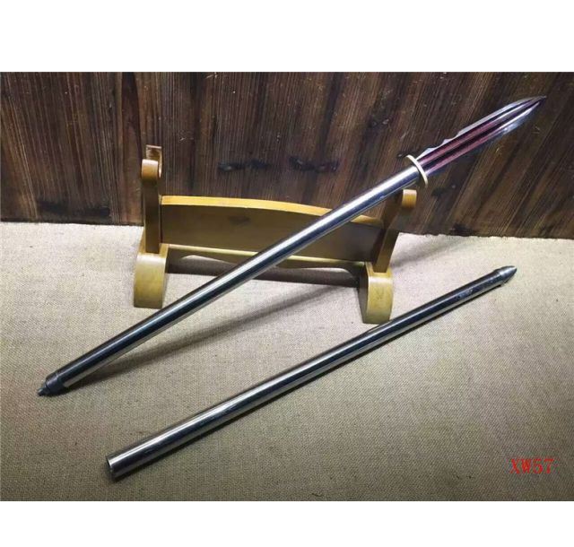 金钢棍花纹发红彩钢红樱霸王枪