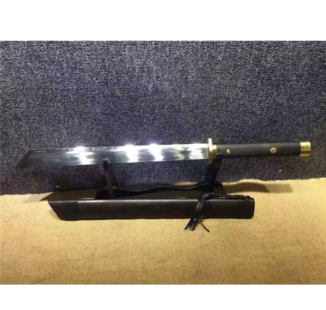 正宗乌木锦衣卫佩刀T10烧刃全铜装