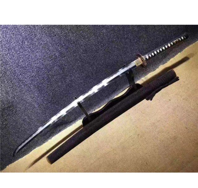 正宗野生珍珠鱼皮手工研磨武士刀