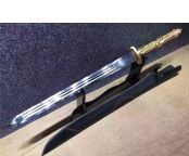 精品双槽T10烧刃古越神剑