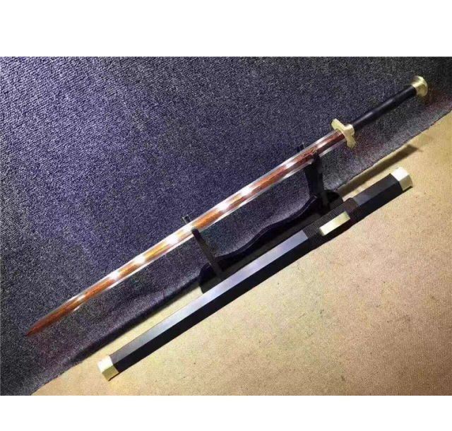 手工包铜乌木发红精品宝剑