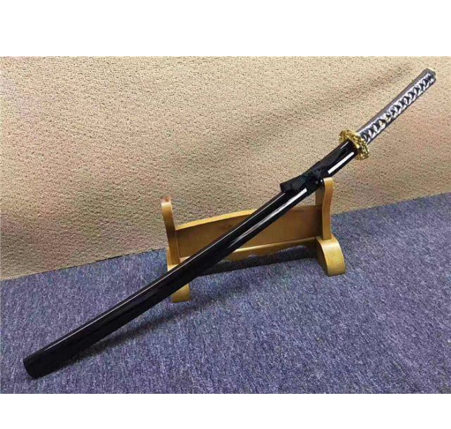 金鱼花纹钢武士刀