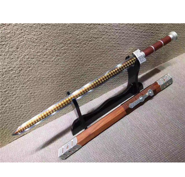红木银装如意剑