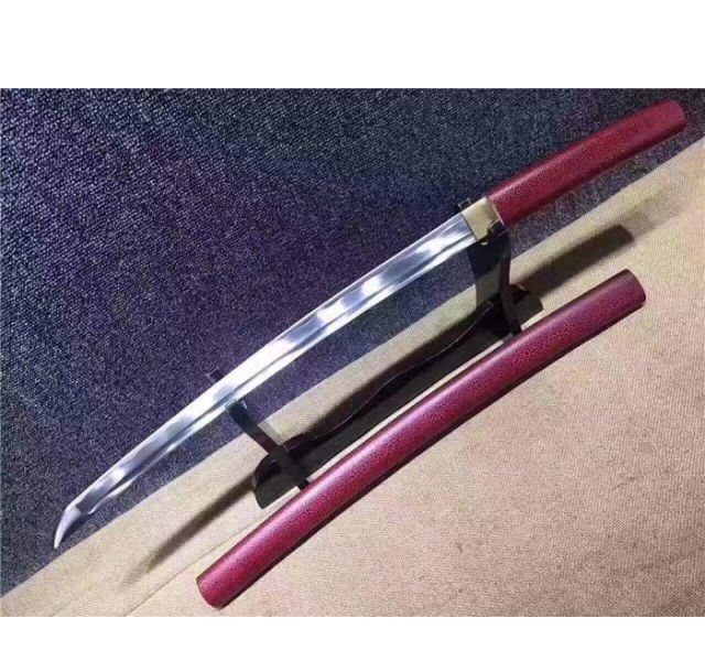 红裂纹弯款唐刀