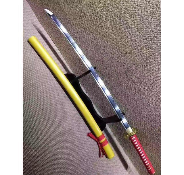 丅10烧刃金龙武士刀