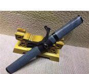野生珍珠鱼皮梢精品短刀