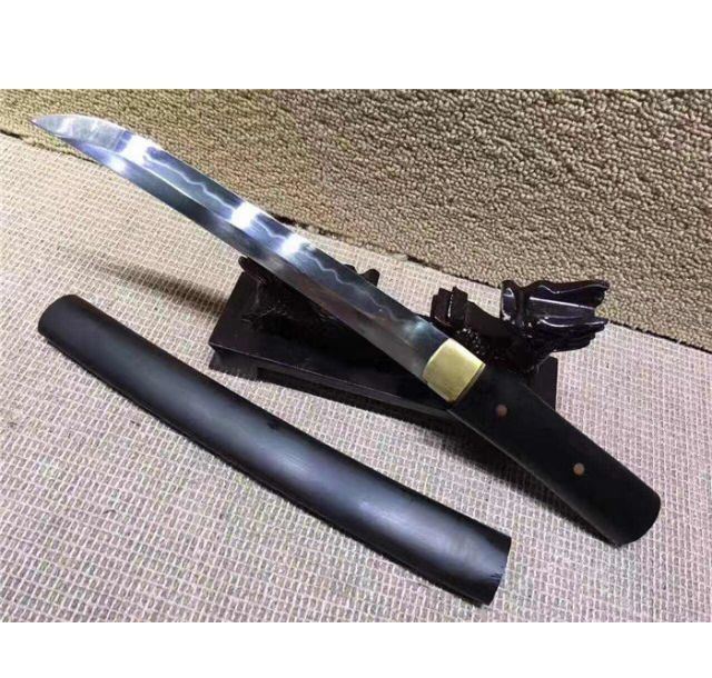 黑檀T10烧刃小唐刀