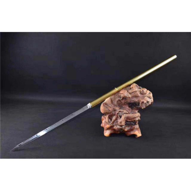 金黄色带齿精品棍刀