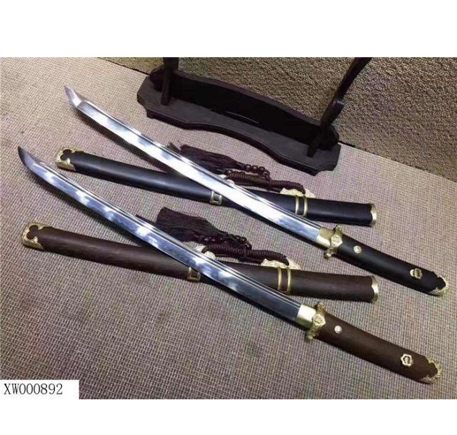 乌木-铜装T10烧刃唐刀 