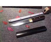 黑檀木花纹钢短匕—隐刃