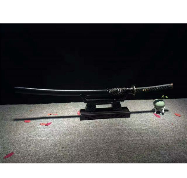 全手工T10烧刃武士刀-黑龙斩