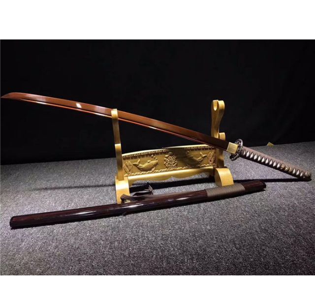 月红妖刀武士刀
